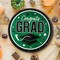 25 Count Green Congrats Grad Paper Plates 9 Inch Graduation Party Supplies for School Spirit